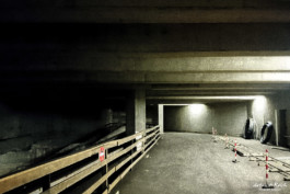 U-Bahn Geisterstation unter dem Bahnhof in Hannover