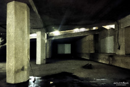 U-Bahn Geisterstation unter dem Bahnhof in Hannover