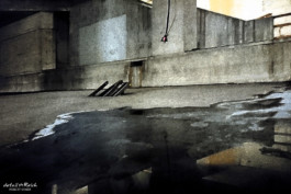 U-Bahn Geisterstation unter dem Bahnhof in Hannover